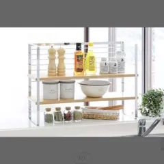 2段 調味料ラック キッチン収納棚のサムネイル