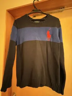 Polo Ralph Lauren ニットセーター 黒・青