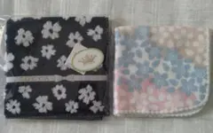 TOCCA 花柄　ハイカラ　タオルハンカチ　2枚セット