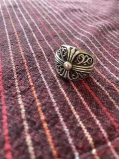 ☆短時期使用☆Chrome Hearts フローラルクロスリング☆20号 - メルカリ