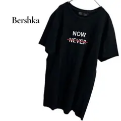 ベルシュカ メンズ ブラック Tシャツ プリント柄 夏服 XSのサムネイル