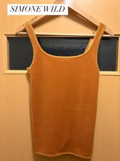 ⭐️最終お値下げいたしました⭐️SIMONEWILD ベロアタンクトップ
