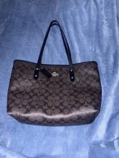 COACH シグネチャー トートバッグ ブラウン