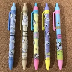 スヌーピー ボールペン&シャープペン　5本セット