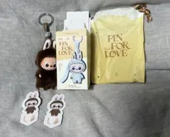 【正規品】ラブブ イニシャル pin for love「L 」