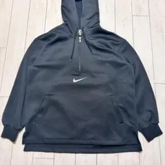 90s NIKE anorak parka black Center Logo