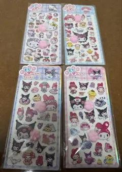 肉球シール/サンリオ/4点セット