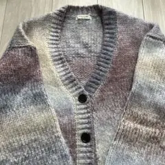 フリークスストア　カーディガン　グラデーション　ピンク　紫