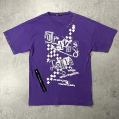 トラバストーキョー 二宮飛鳥 Tシャツ スタッズ ギミック ジップ パープルのサムネイル