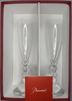 美品 Baccarat バカラ シャンパングラス ワイングラス 箱付