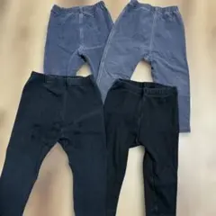 ユニクロ　レギンス4枚　80