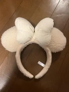 ミニーマウス ボア カチューシャ