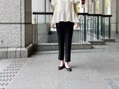 GIUNON layerd frill capri pants レイヤードフリル - メルカリ