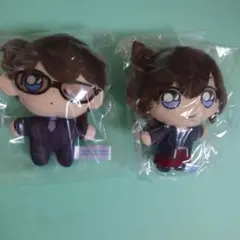 ぬいぐるみ 毛利蘭、工藤新一セット