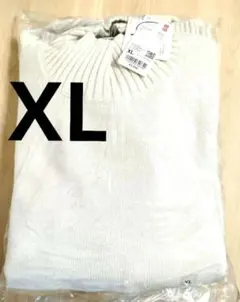 UNIQLO C ローゲージハイネックセーター オフホワイト XL ユニクロ