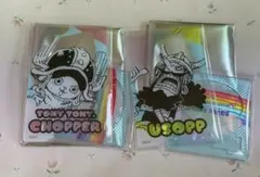 ワンピース スタンディングクリアカードコレクション チョッパー　ウソップ