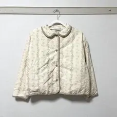 【匿名配送◎】SM2 サマンサモスモス 中綿 ジャケット F ベージュ 花柄