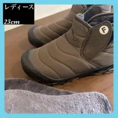 【新品】レディース 23cm スノーブーツ 防寒 ブーツ 靴 裏起毛 雪用 保暖