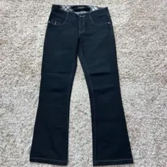 BURBERRY BLUE LABELブーツカット フレアデニム 総柄 2025年最新】BURBERRY BLUE LABEL デニムカラー：ブルー ブーツカット