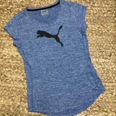 PUMA Tシャツ　ショートスリーブ　DRYCELL ブルー　S