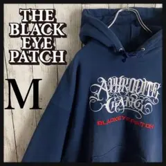 【超入手困難刺繍ロゴ】ブラックアイパッチ 超人気モデル パーカー 希少カラー