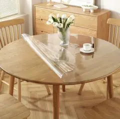 【新品未開封】円形 テーブルクロス 直径120cm 厚さ1.5mm 3500円