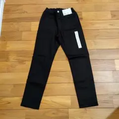 UNIQLO キッズ スリムフィットパンツ 140cm ブラック