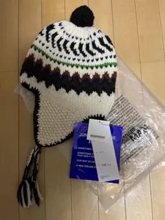 J*1様 junya watanabe man 耳当て ニット帽 キャップ ジュ J*1様 junya watanabe man 耳当て ニット帽 キャップ ジュ - メルカリ