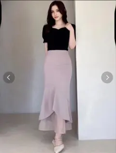 リゼクシー　新品タグ付き　シアードッキングマーメイドスカート