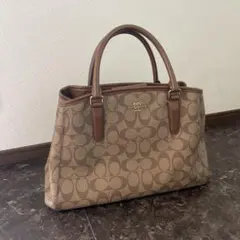 中古品】COACH トートバッグ ベージュ ピンク A1979 - メルカリ