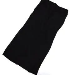 niko and... 黒 ニット タイトスカート 前ポケット付き