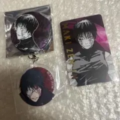 呪術廻戦 禪院 真希 箔押しクリアカード 一番くじ M賞 デコレクション缶バッジ