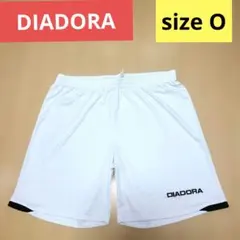 DIADORA ハーフパンツ　Oサイズ　ホワイト　サッカー・フットサル　練習着のサムネイル