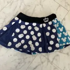 BABYDOLL 水玉模様 ミッキー スカート 90