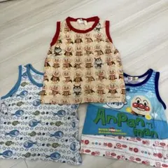 アンパンマン タンクトップ 3枚セット　コットン100%