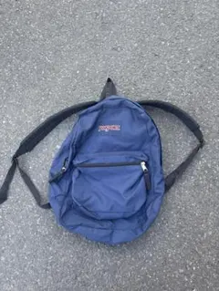 ジャンスポJANSPORT ネイビーリュック
