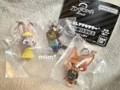 ズートピア2 めじるしアクセサリー ニック ジュディ ニブルズ　ガチャ