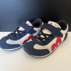 《限定》「ミキハウス×ミズノ キッズスニーカー 19cm」