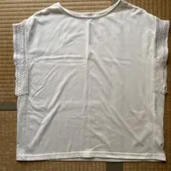 Samansa Mos2 blue レース切替 半袖Tシャツのサムネイル