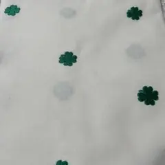 クローバー　刺繍生地