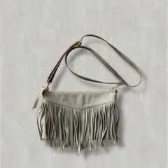 フリンジ　bag　ショルダーバッグ　フェイクスエード　アメカジ　y2k グランジ