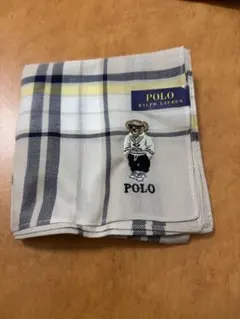 Polo Ralph Lauren チェック柄ハンカチ　ポロベア
