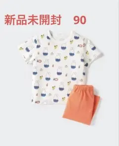 【新品】　ユニクロ　ドライ パジャマ　半袖　ミッフィー　90のサムネイル