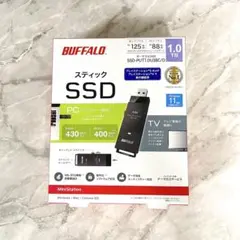 バッファロー　ポータブルSSD 1.0TB SSD-PUT1.0U3-BKC