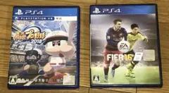 ps4ソフト　実況パワフルプロ野球2018 FIFA16 セット