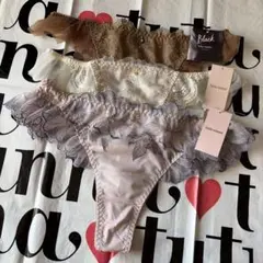 チュチュアンナ♡Tバックショーツ♡Ｌサイズ♡３枚セット