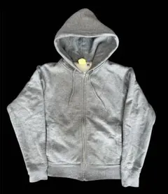 Russell Athletic ジップパーカー　グレー　裏サーマル　M