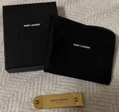 【美品】SAINT LAURENT ゴールドマネークリップ