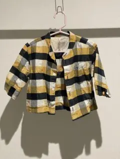 即日発送/送料無料　チェックシャツ　80cm