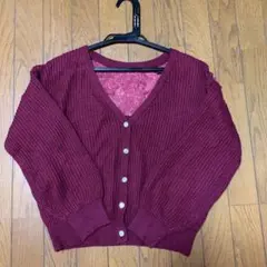 axes femme 花柄レースカーディガン